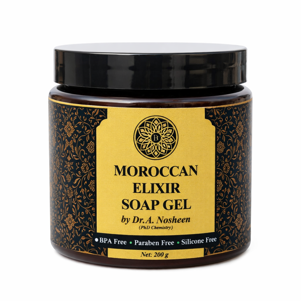 MOROCCAN ELIXIR – Black Beldi Soap Gel (Olive Oil Ritual Cleanser)