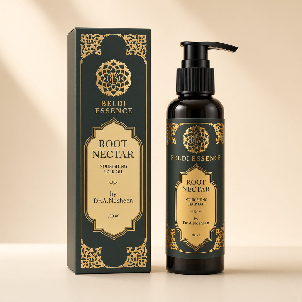 ROOT NECTAR – Hair Nourishing & Growth Oil (Rosemary + Moroccan Olive)