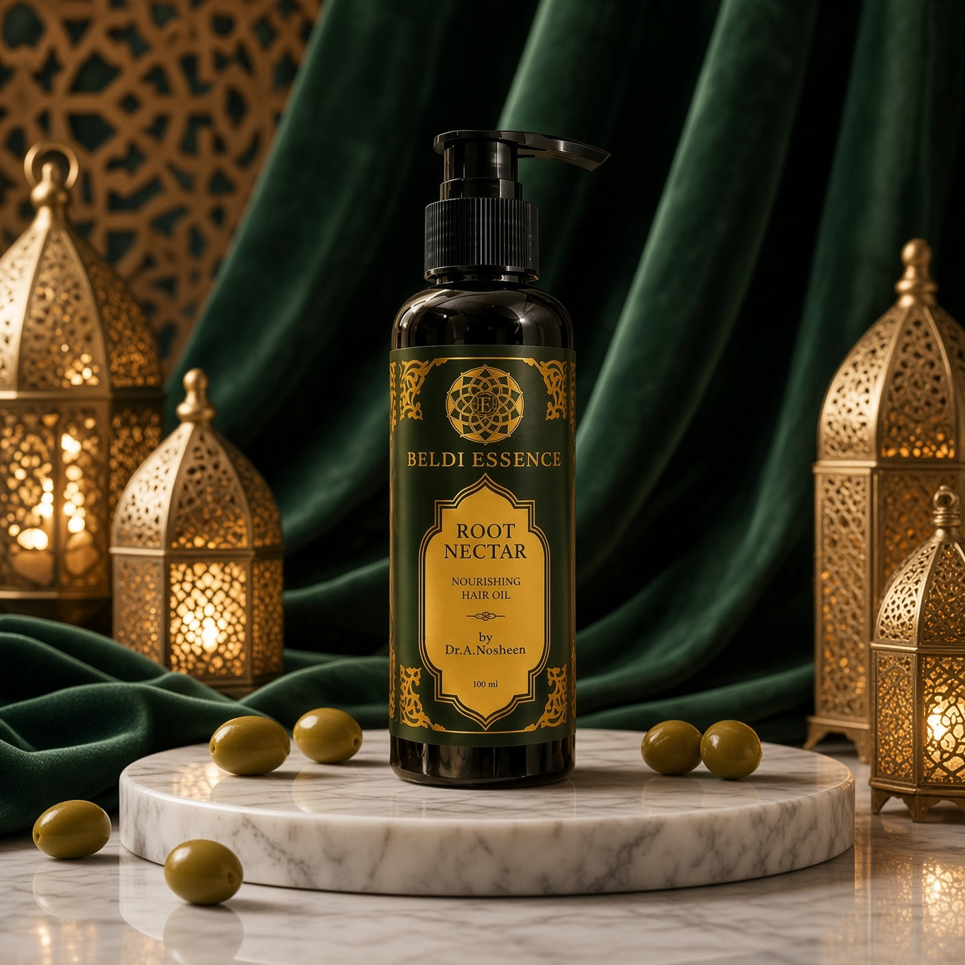 ROOT NECTAR – Hair Nourishing & Growth Oil (Rosemary + Moroccan Olive)