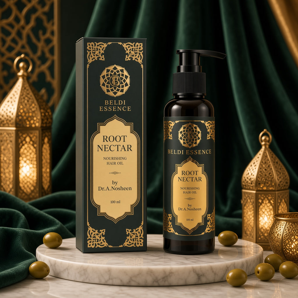 ROOT NECTAR – Hair Nourishing & Growth Oil (Rosemary + Moroccan Olive)